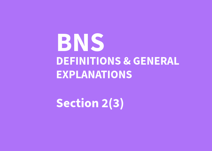 BNS 2(3)