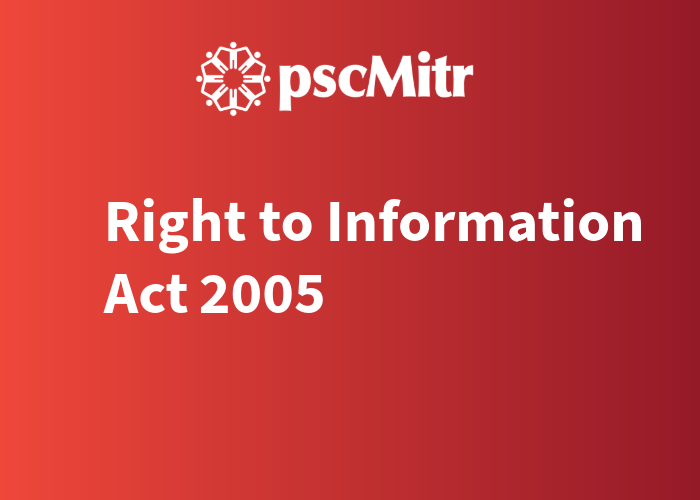 RTI Act - Intro